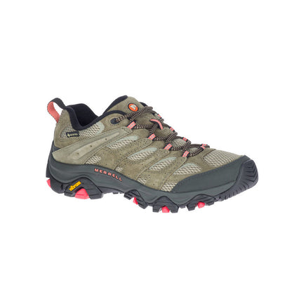 MERRELL MOAB 3 女 寬楦 GORE-TEX 多功能健行鞋 橄欖綠 J036322W