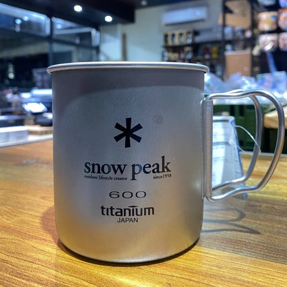 SnowPeak SP鈦金屬單層杯 600ml MG-044R