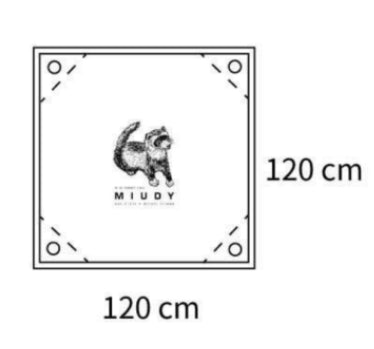 MIUDY T/C 遮羞大方布 雪貂掛布 三款尺寸可選