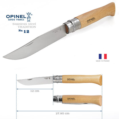 OPINEL Stainless 法國經典 櫸木柄不鏽鋼折刀