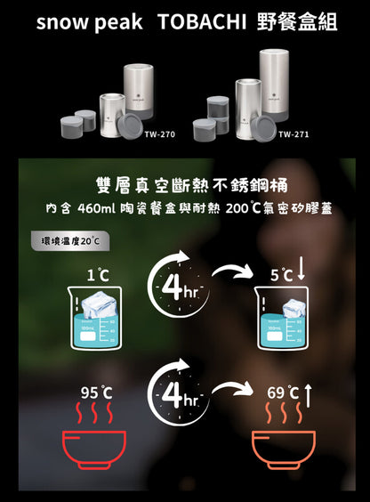 SnowPeak TOBACHI野餐盒3件組 TW-271